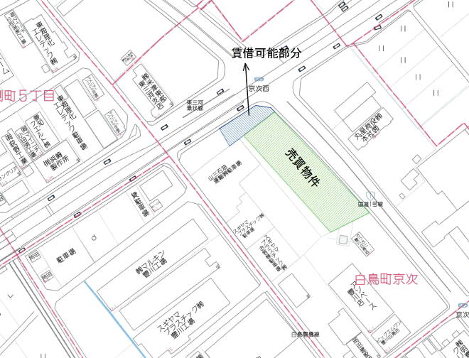 豊川市白鳥町　物流用地約1000坪