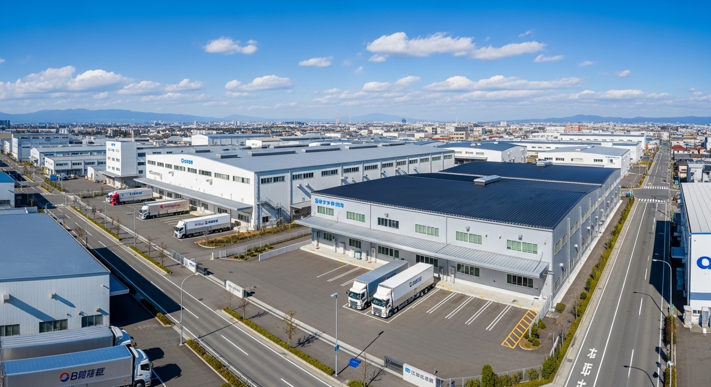 東三河の工業エリアと工場