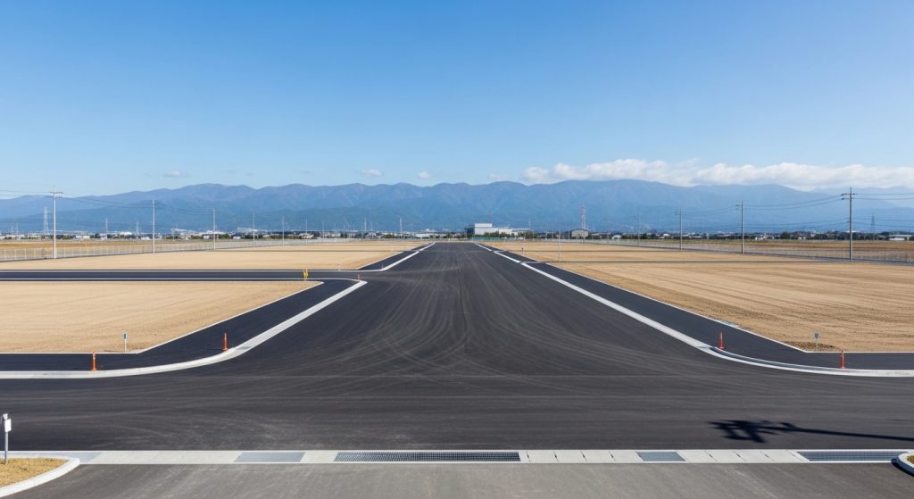 東三河の広い工場用地