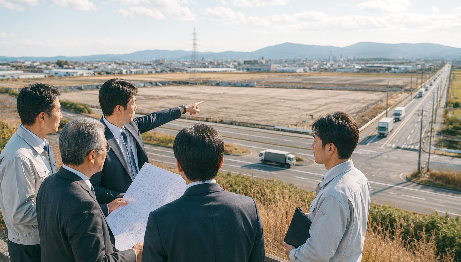工場移転　土地選び　調査　工場用地