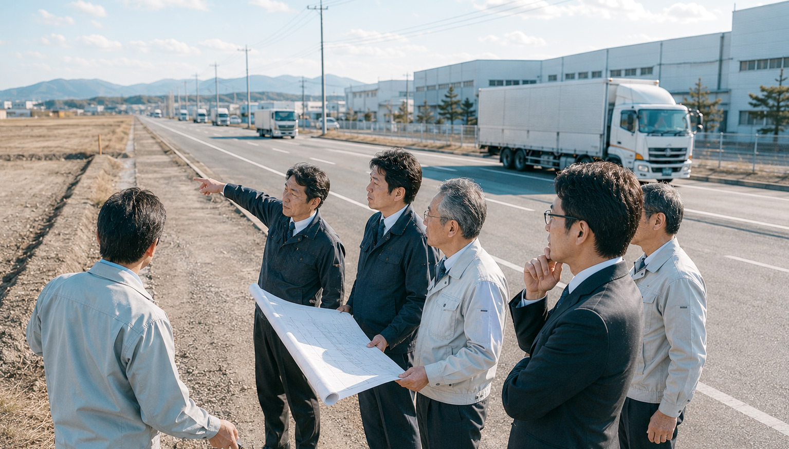 工場移転　土地選び　IC　工場用地