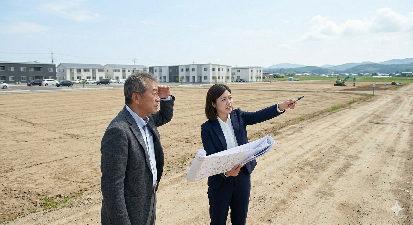 工場用地 物流 倉庫用地 事業用土地 土地活用 東三河 名古屋 静岡 浜松 愛知 売地　現地確認